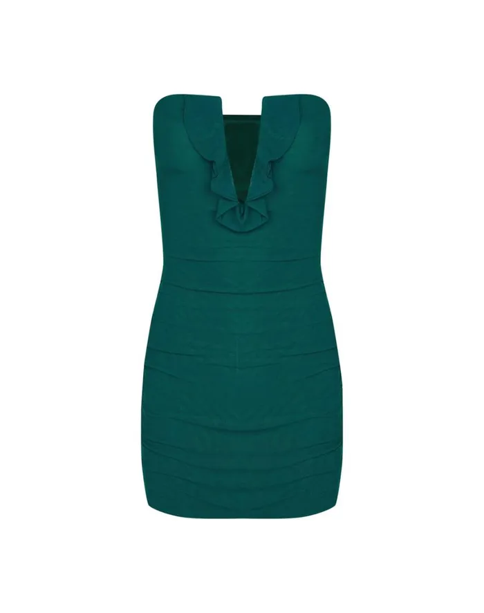 Dresses Women ViX Paula Hermanny Chrissy Short Dress 8211 Jasper