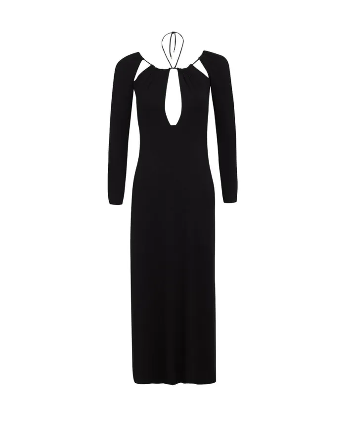 Dresses Women ViX Paula Hermanny Donna Long Dress 8211 Black