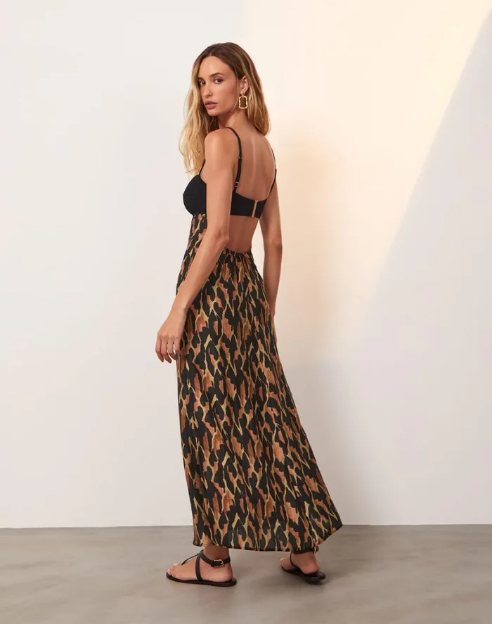 Dresses Women ViX Paula Hermanny Estelle Long Dress 8211 Camu