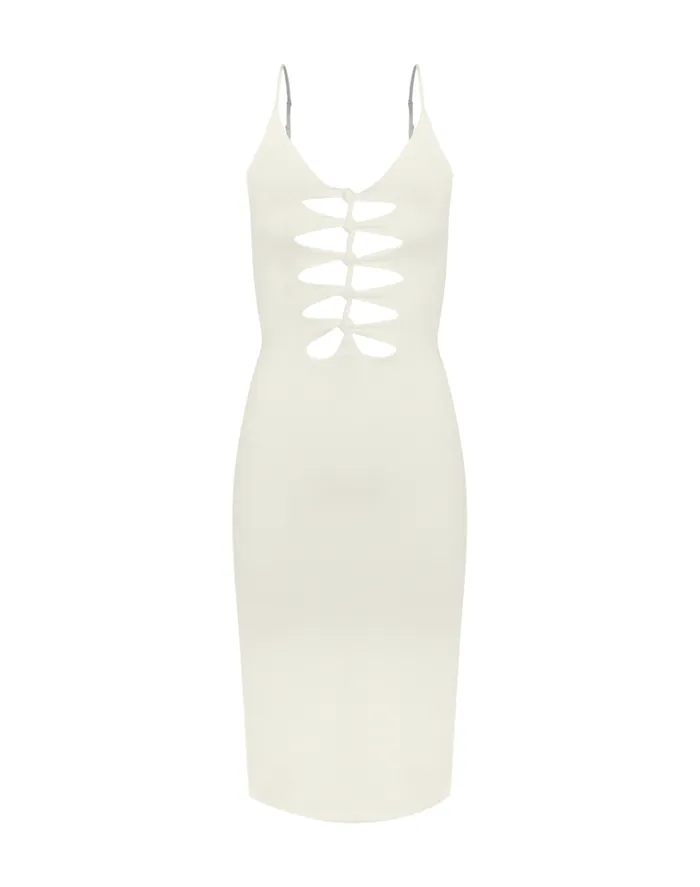 Dresses Women ViX Paula Hermanny Firenze Seraphine Midi Dress 8211 White