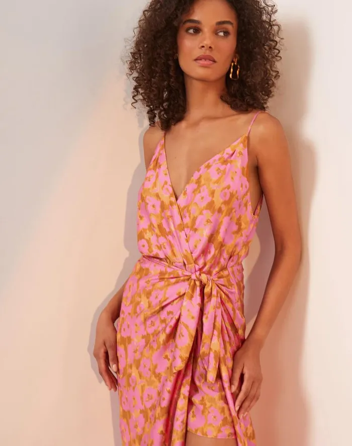 Dresses Women ViX Paula Hermanny Gisa Midi Dress 8211 Mosqueta
