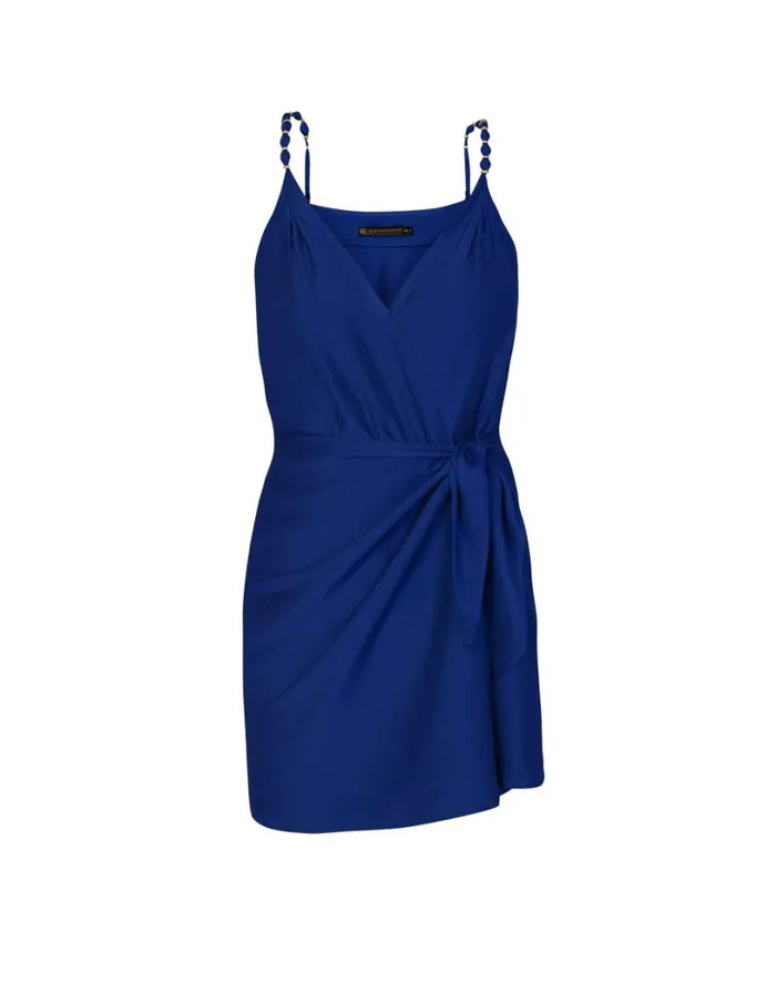 Dresses Women ViX Paula Hermanny Gisa Short Dress 8211 Lazuli