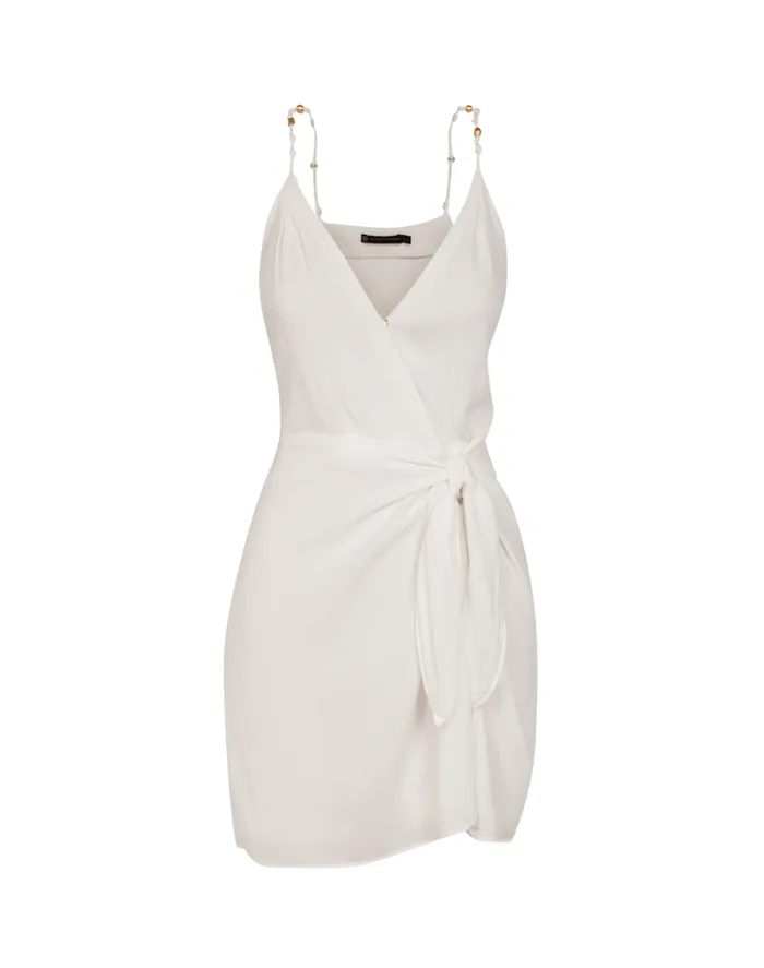 Dresses Women ViX Paula Hermanny Gisa Short Dress 8211 Off White