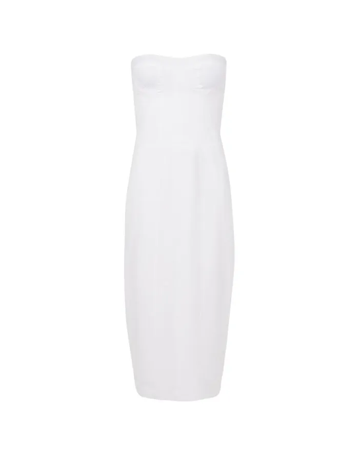 Dresses Women ViX Paula Hermanny Inara Midi Dress 8211 Off White