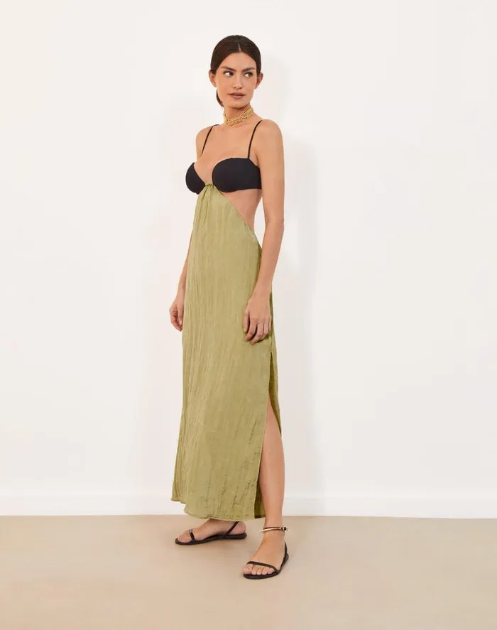 Dresses Women ViX Paula Hermanny Iona Long Dress 8211 Olivine