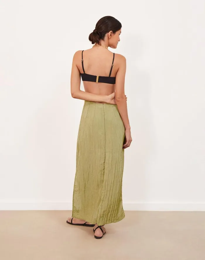 Dresses Women ViX Paula Hermanny Iona Long Dress 8211 Olivine