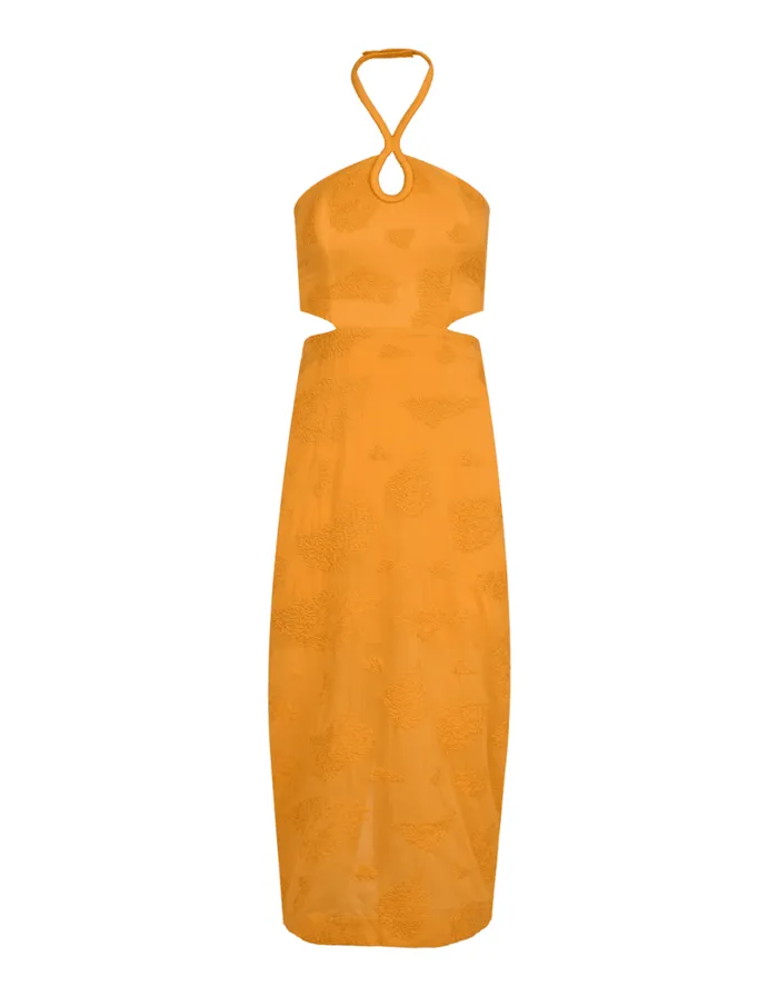 Dresses Women ViX Paula Hermanny Jordana Midi Dress 8211 Sunset