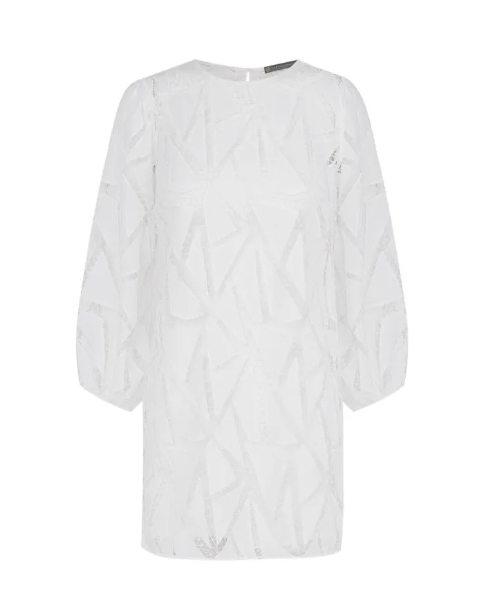 Dresses Women ViX Paula Hermanny Julieta Short Dress 8211 Off White