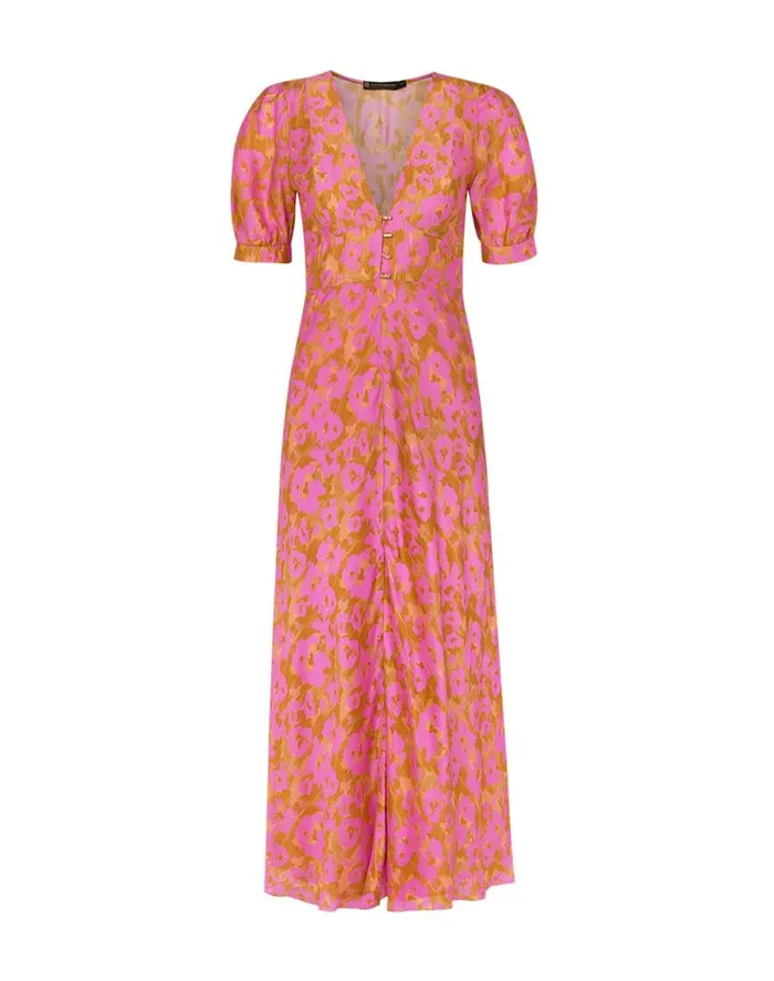 Dresses Women ViX Paula Hermanny Lorelay Detail Midi Dress 8211 Mosqueta