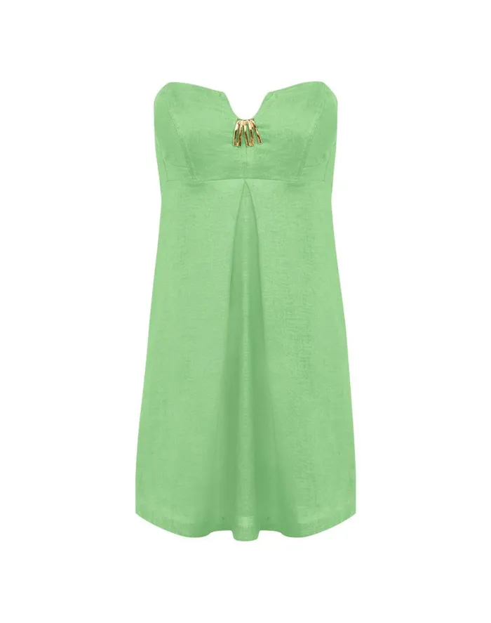 Dresses Women ViX Paula Hermanny Lucile Detail Short Dress 8211 Seaside