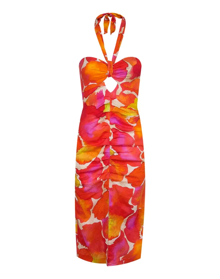 Dresses Women ViX Paula Hermanny Naori Midi Dress 8211 Gal