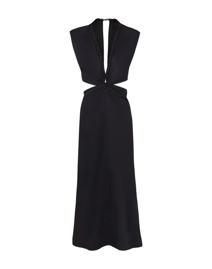 Dresses Women ViX Paula Hermanny Raira Detail Long Dress 8211 Black