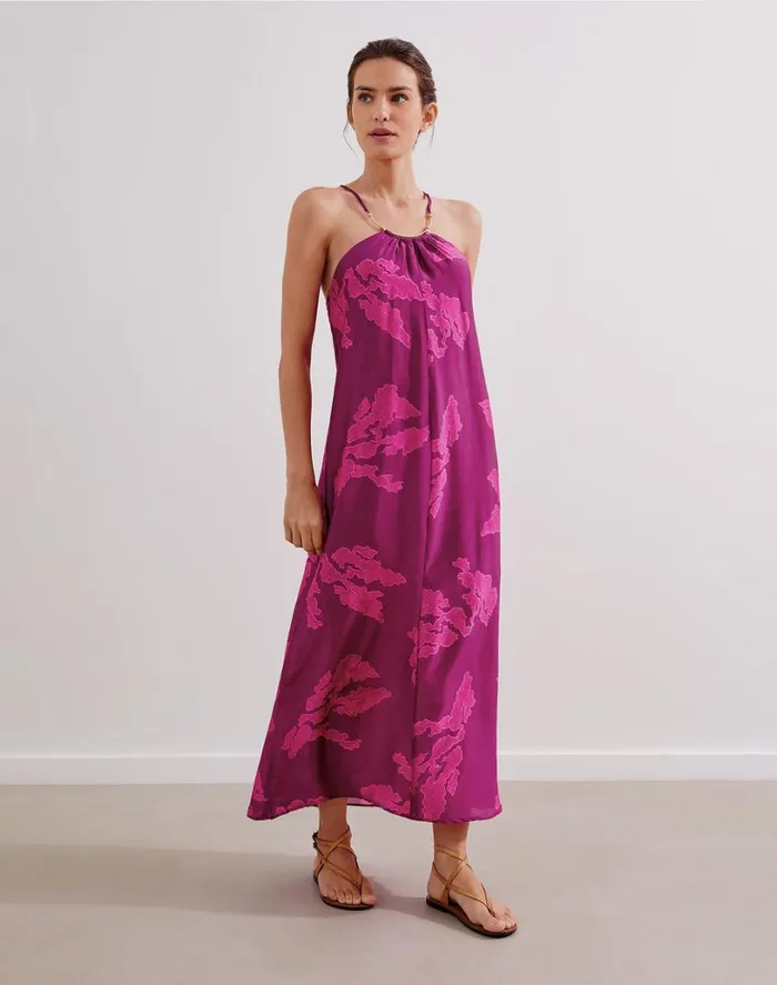 Dresses Women ViX Paula Hermanny Taiga Detail Long Dress 8211 Quizas Jaipur