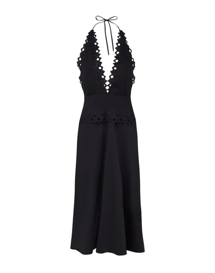 Dresses Women ViX Paula Hermanny Tara Midi Dress 8211 Black