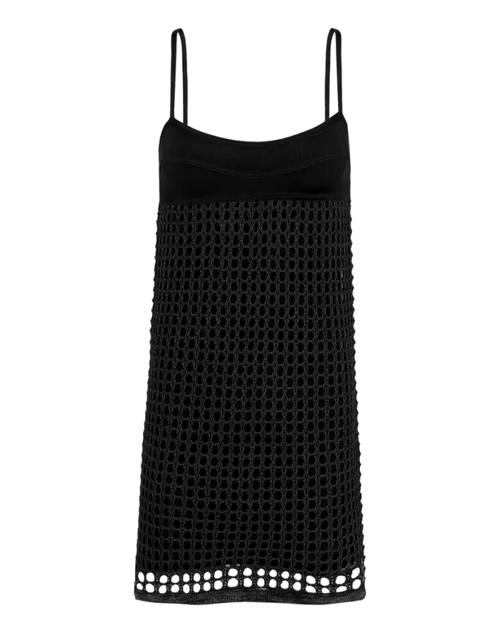 Dresses Women ViX Paula Hermanny Tidsy Short Dress 8211 Black
