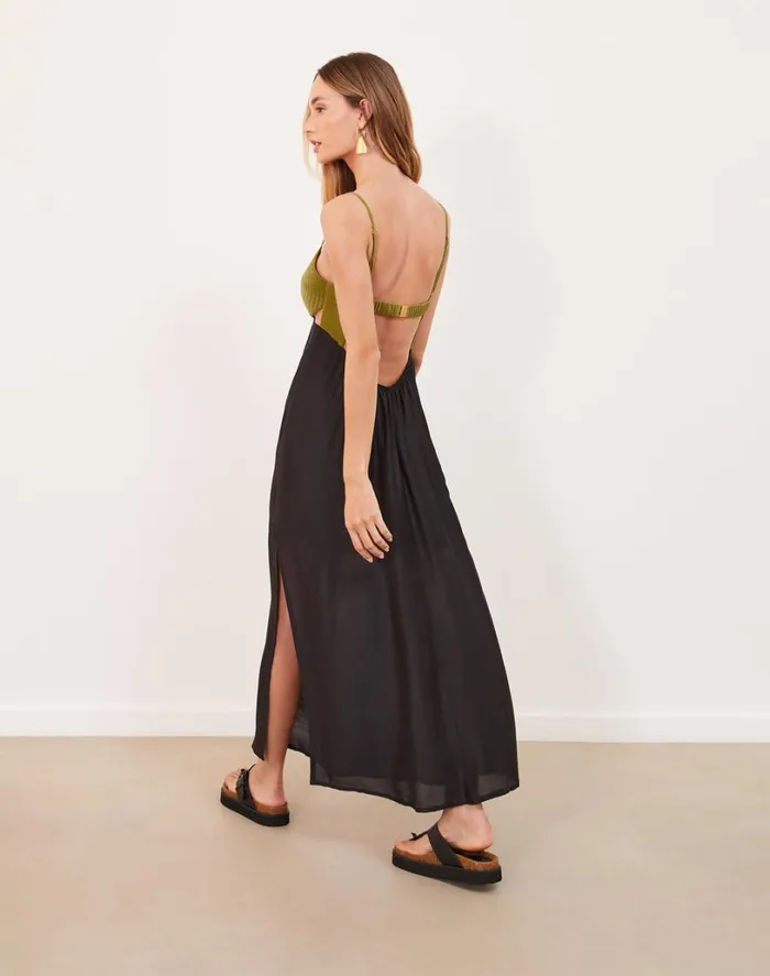 Dresses Women ViX Paula Hermanny Yana Long Dress 8211 Black