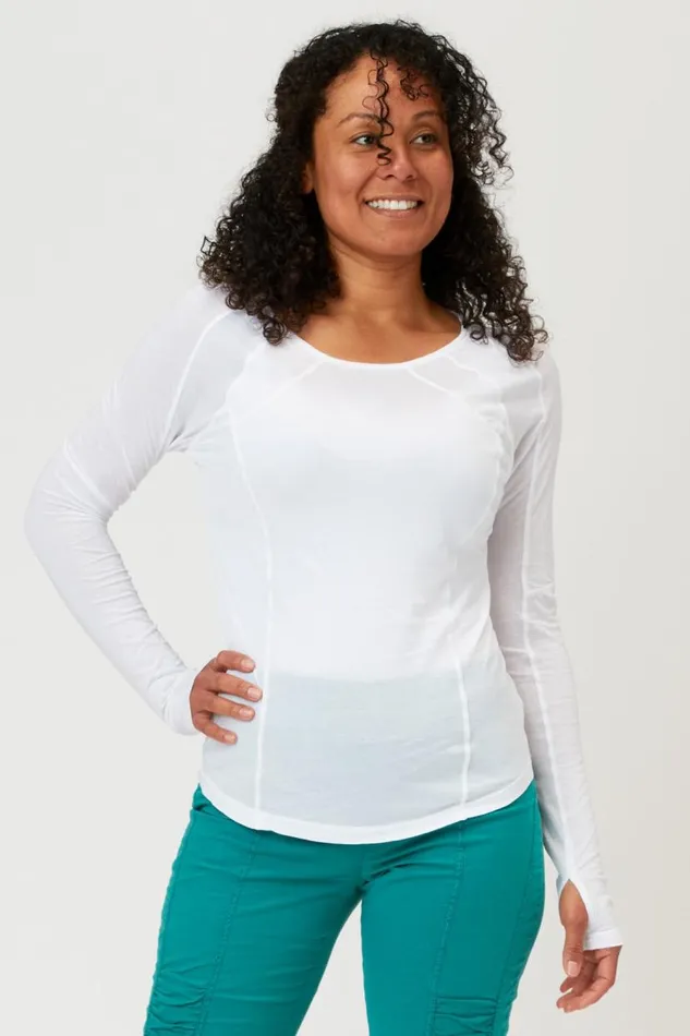 Edan Long Sleeve White Clothing XCVI ShirtsBlouses