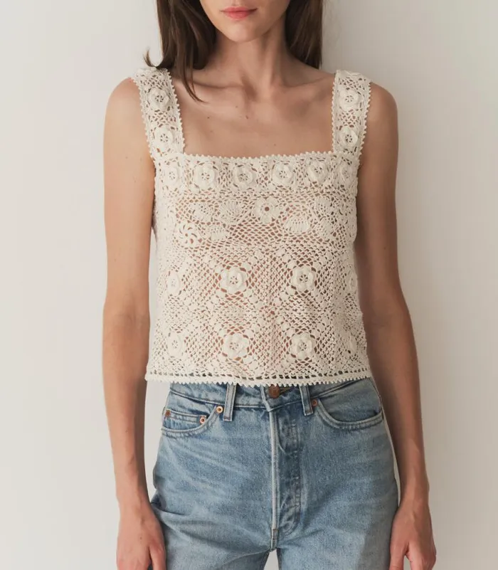 EDWINA TOP Pearl Shop DEN Tops