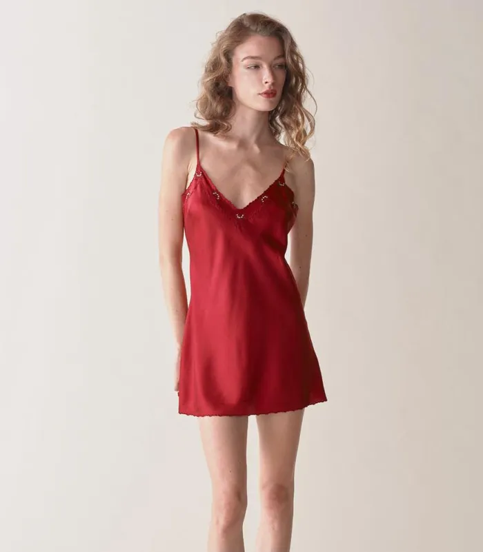 ELENORA SLIP DRESS Currant Shop DEN Dresses