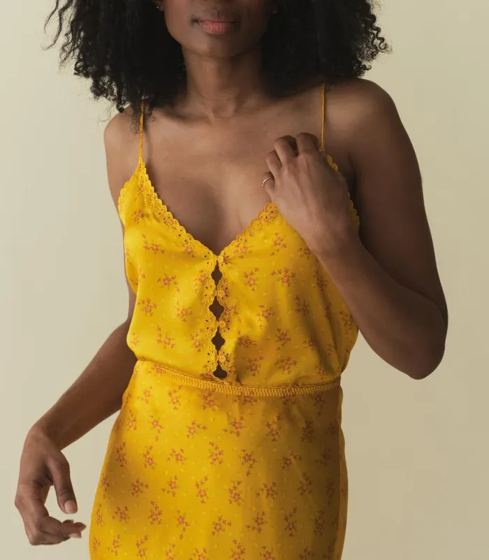 ELISE TOP Goldenrod Hillside Heather Shop DEN Tops