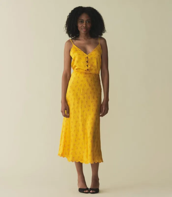ELISE TOP Goldenrod Hillside Heather Shop DEN Tops