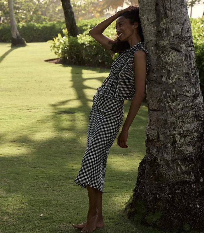 ELOWEN SKIRT Marilyn Gingham Shop DEN Skirts