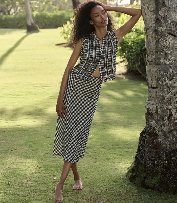 ELOWEN SKIRT Marilyn Gingham Shop DEN Skirts