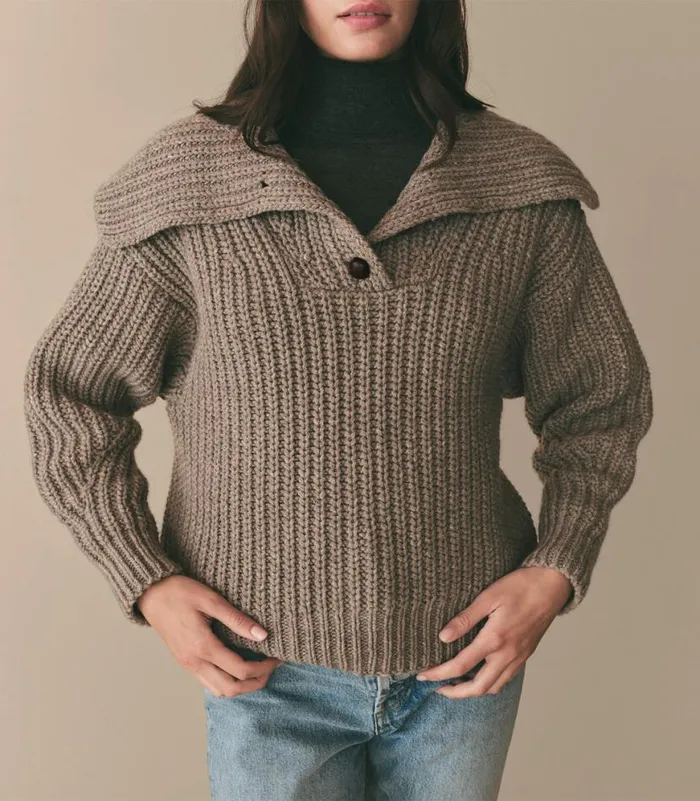 ELY HENLEY Tawny Birch Shop DEN Knitwear