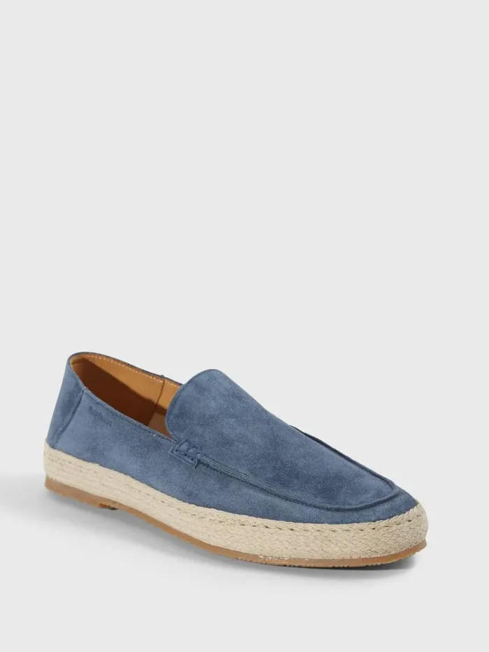 Espadrilles Mens Paul Stuart St Croix Suede Espadrille Black