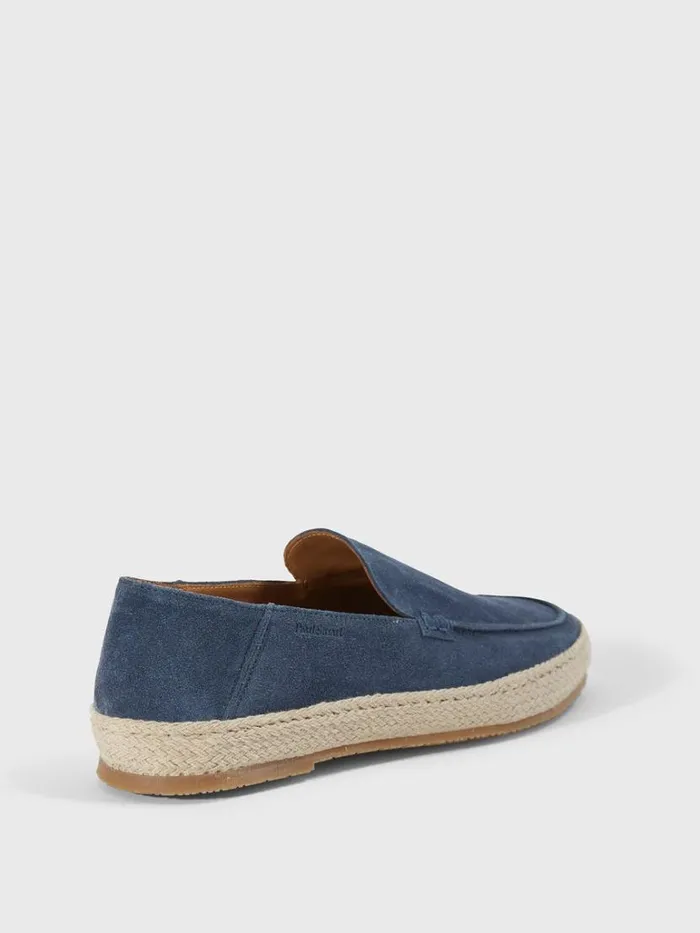 Espadrilles Mens Paul Stuart St Croix Suede Espadrille Black
