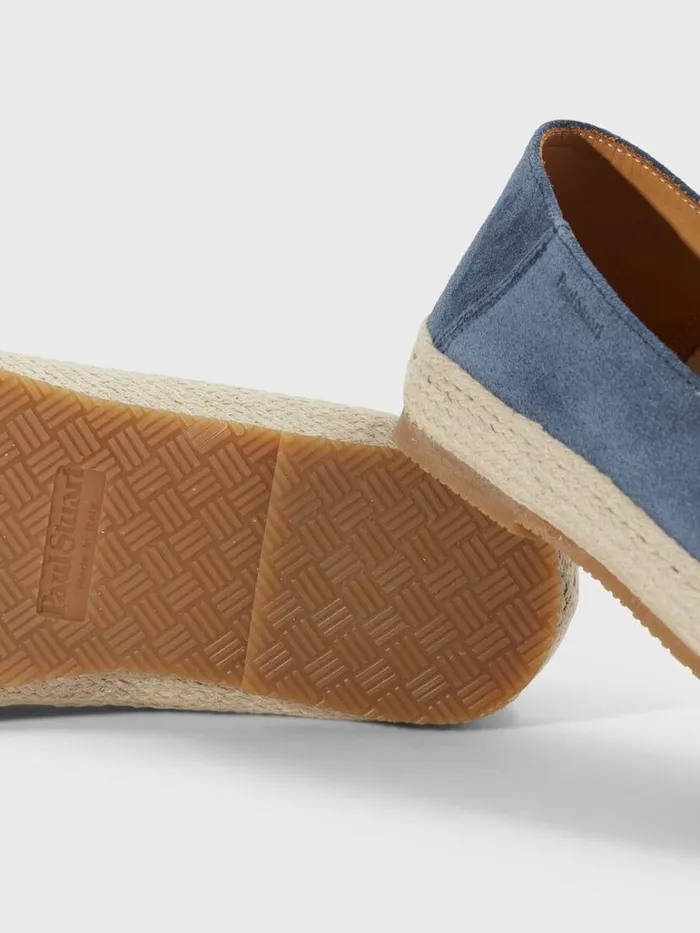 Espadrilles Mens Paul Stuart St Croix Suede Espadrille Black