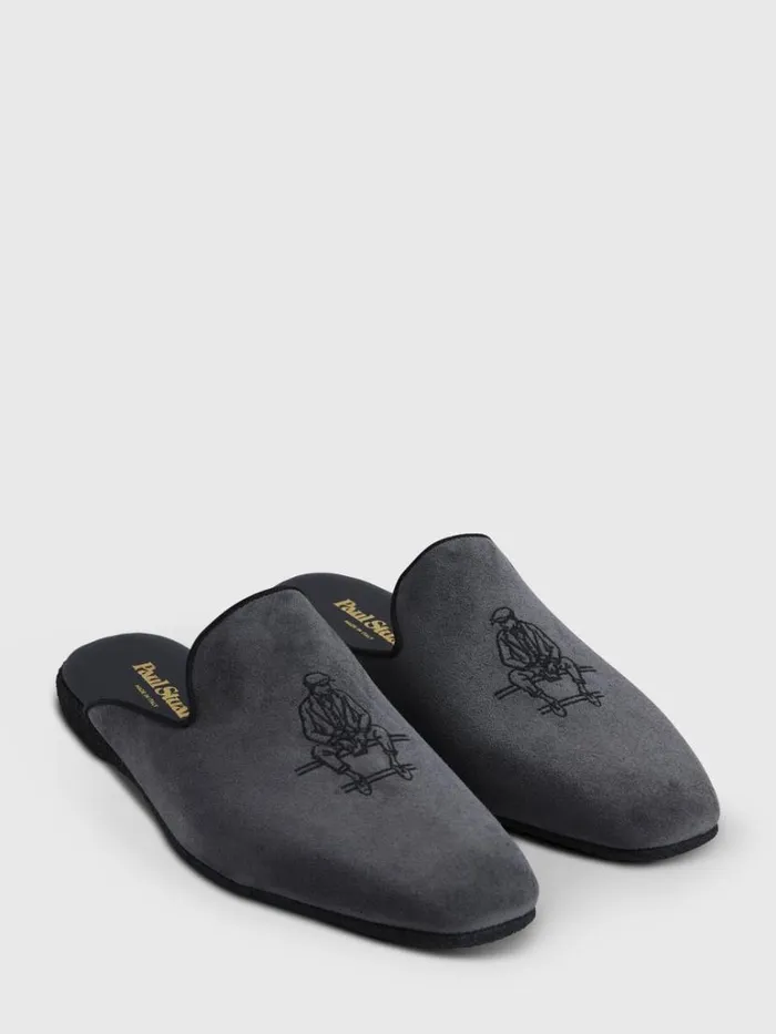 Evening Mens Paul Stuart Hamilton Suede SlipOn Black Evening Mens Paul Stuart Hamilton Suede SlipOn Black