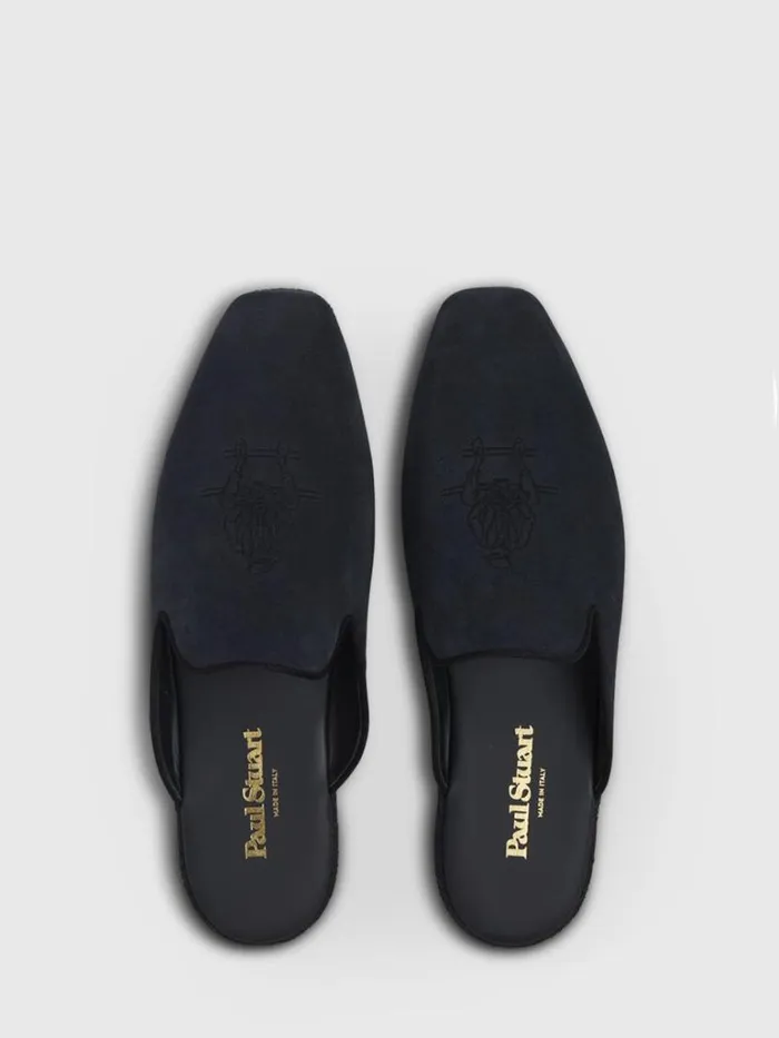Evening Mens Paul Stuart Hamilton Suede SlipOn Black Evening Mens Paul Stuart Hamilton Suede SlipOn Black