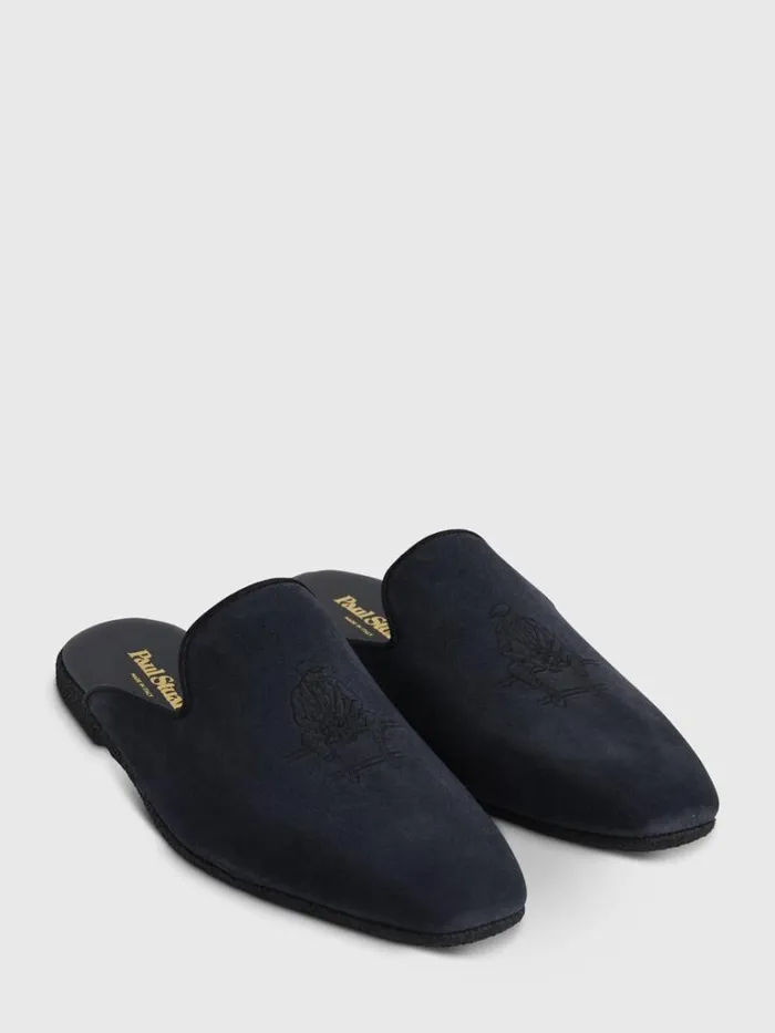 Evening Mens Paul Stuart Hamilton Suede SlipOn Black Evening Mens Paul Stuart Hamilton Suede SlipOn Black