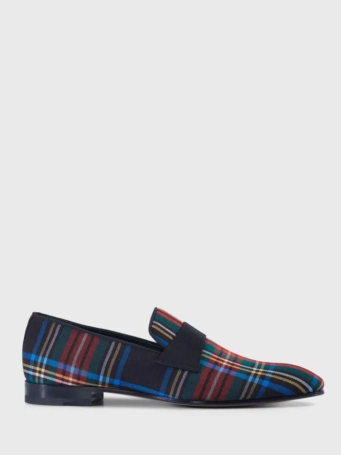 Evening Mens Paul Stuart Heron Denim Formal SlipOn Blue