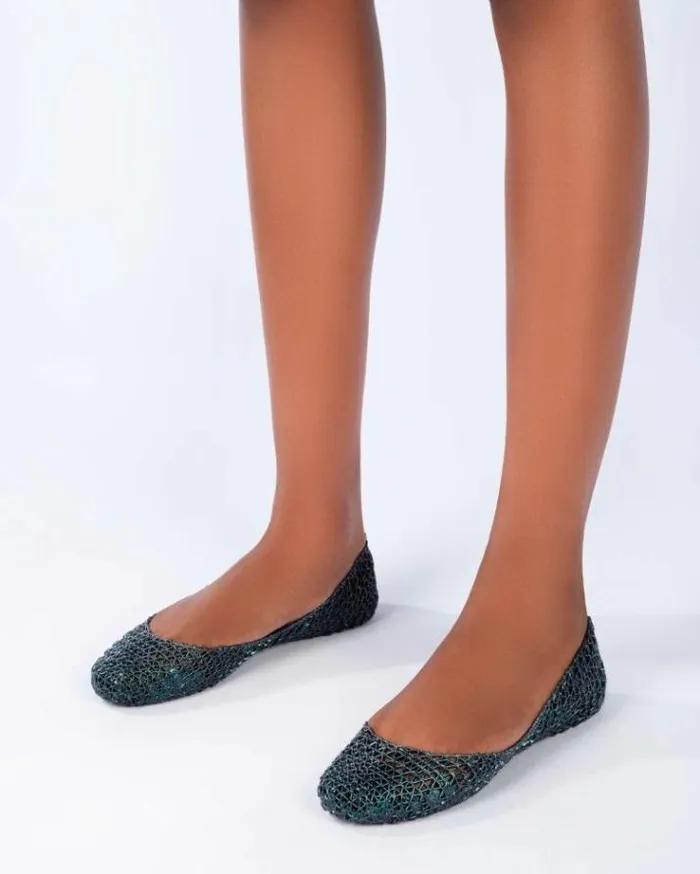 Flats Women Melissa Campana Black Multicolor