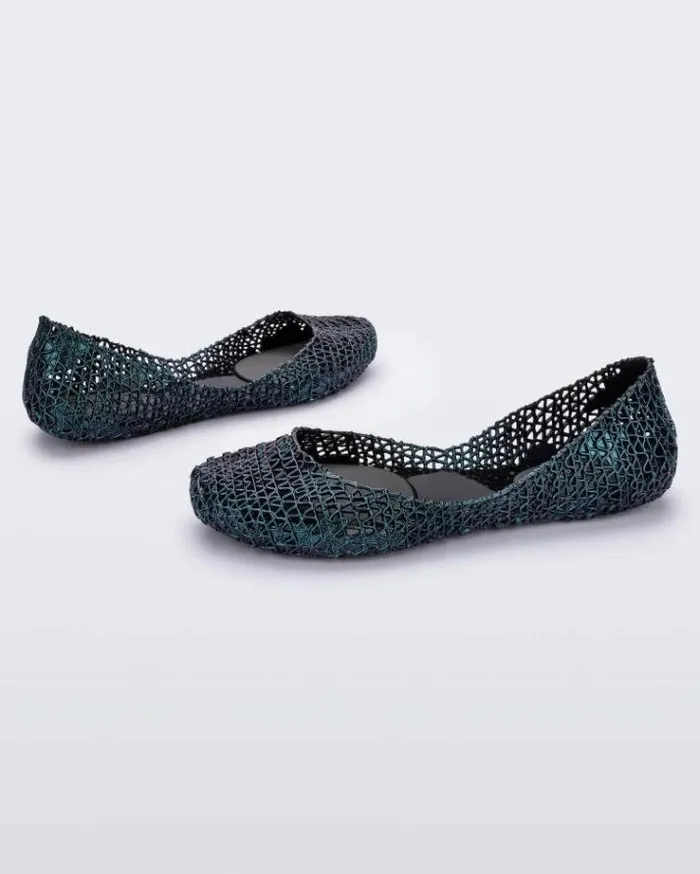 Flats Women Melissa Campana Black Multicolor