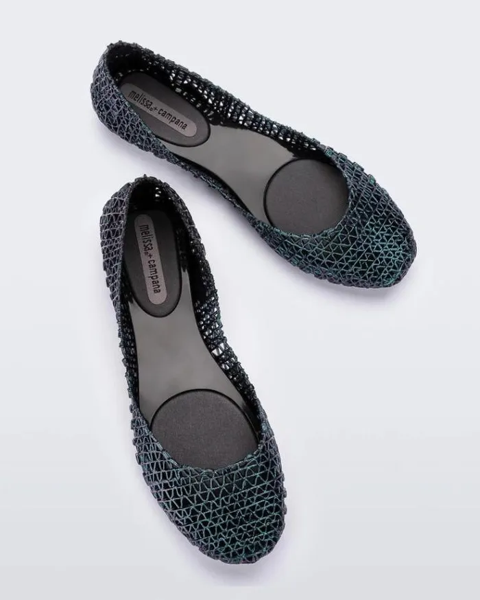 Flats Women Melissa Campana Black Multicolor