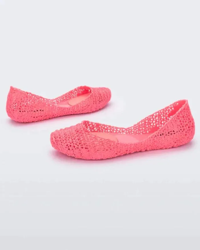 Flats Women Melissa Campana Metallic Pink