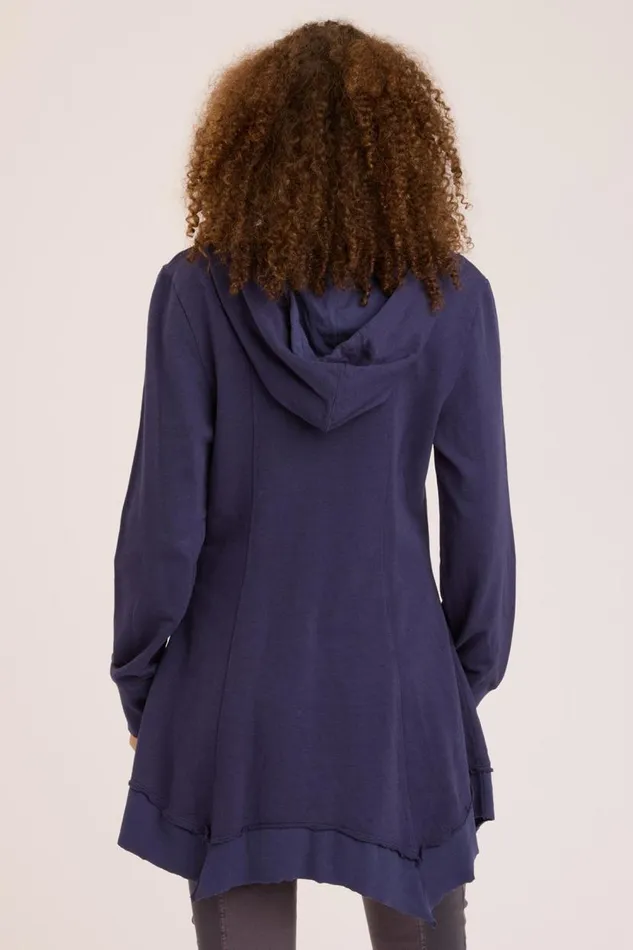 Fleece Mercantile Jacket Navy Clothing XCVI Jackets