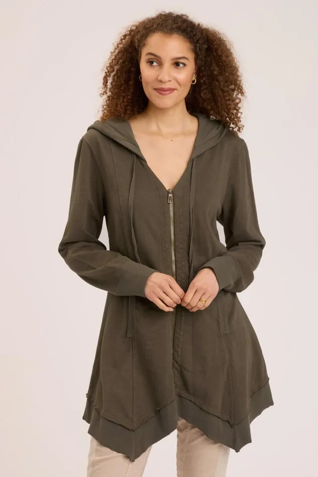 Fleece Mercantile Jacket Olive Clothing XCVI Jackets