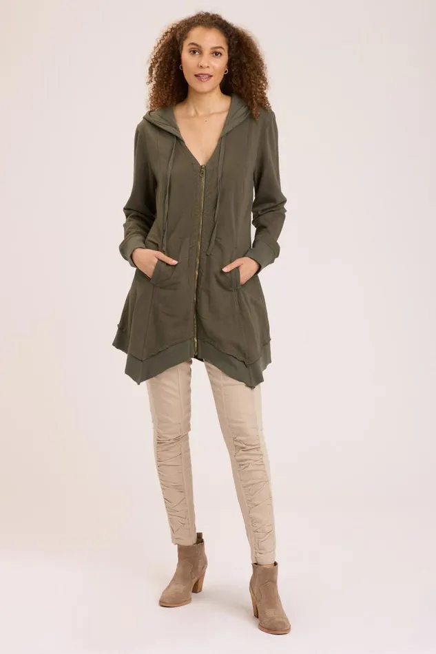 Fleece Mercantile Jacket Olive Clothing XCVI Jackets