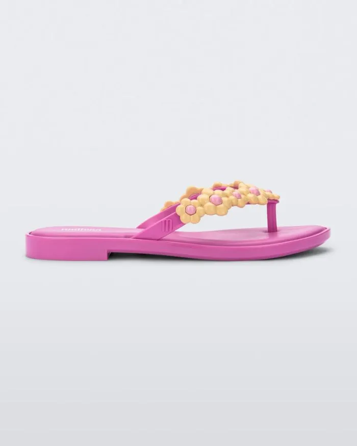 Flip Flops Women Melissa Flip Flop Spring Pinkyellow