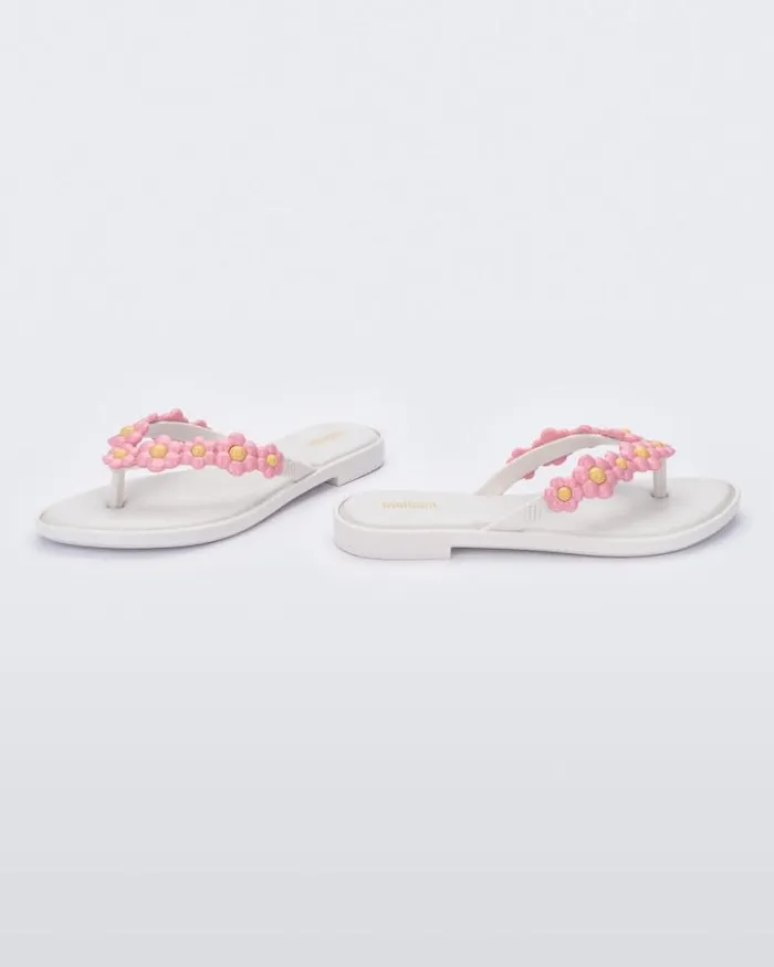Flip Flops Women Melissa Flip Flop Spring Whitelilac