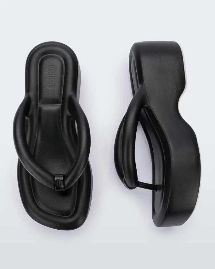 Flip Flops Women Melissa Free Platform Black