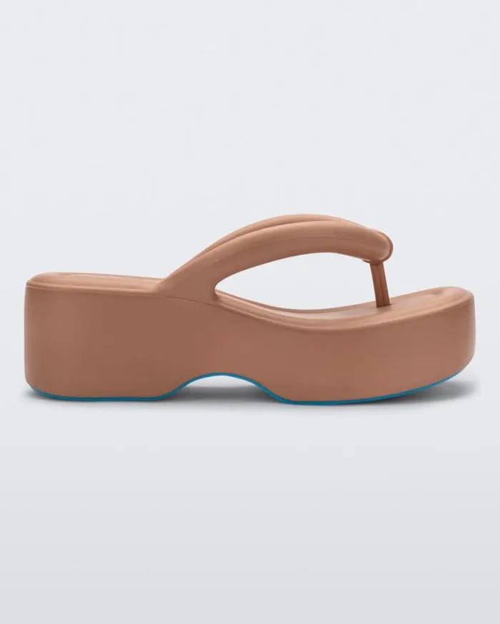 Flip Flops Women Melissa Free Platform Brown
