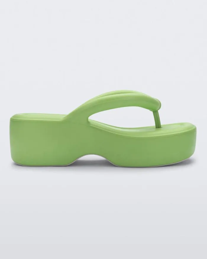 Flip Flops Women Melissa Free Platform Lime Green