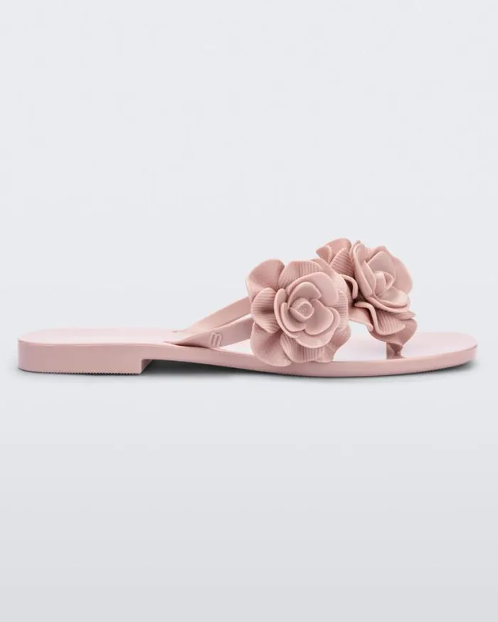 Flip Flops Women Melissa Harmomic Squared Garden Light Pink