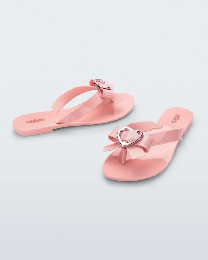 Flip Flops Women Melissa Harmonic Heart Pink
