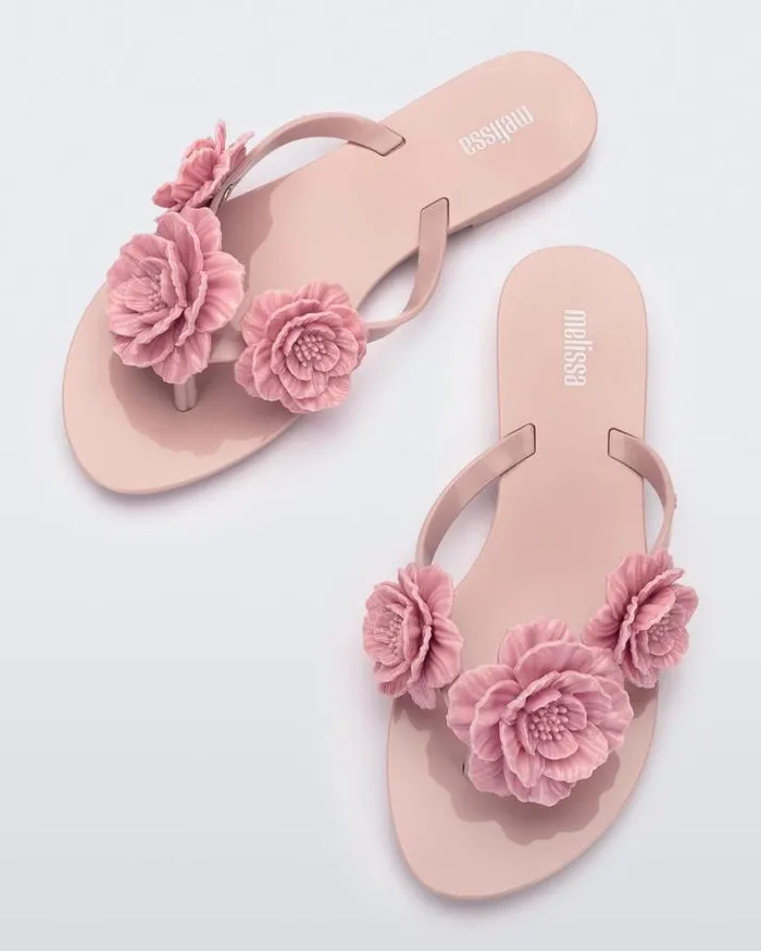 Flip Flops Women Melissa Harmonic Springtime Pink